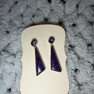 Thomas Tso Purple Spiny Post Earrings